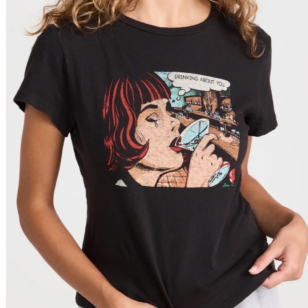 RE/DONE Drinking About You classic tee